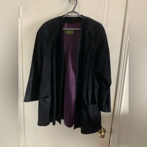Danier Suede Purple Jacket XS